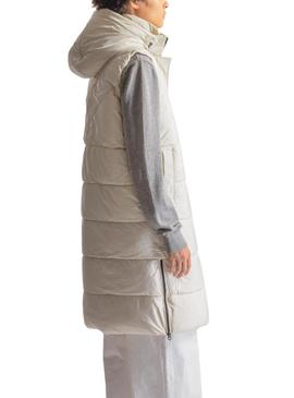 Colete Pepe Jeans Mercy Acolchoado Branco Mulher