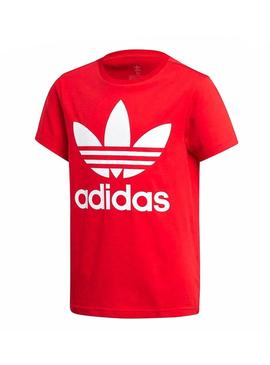 T-Shirt Adidas Trefoil Vermelho