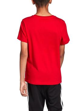 T-Shirt Adidas Trefoil Vermelho
