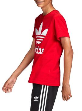 T-Shirt Adidas Trefoil Vermelho