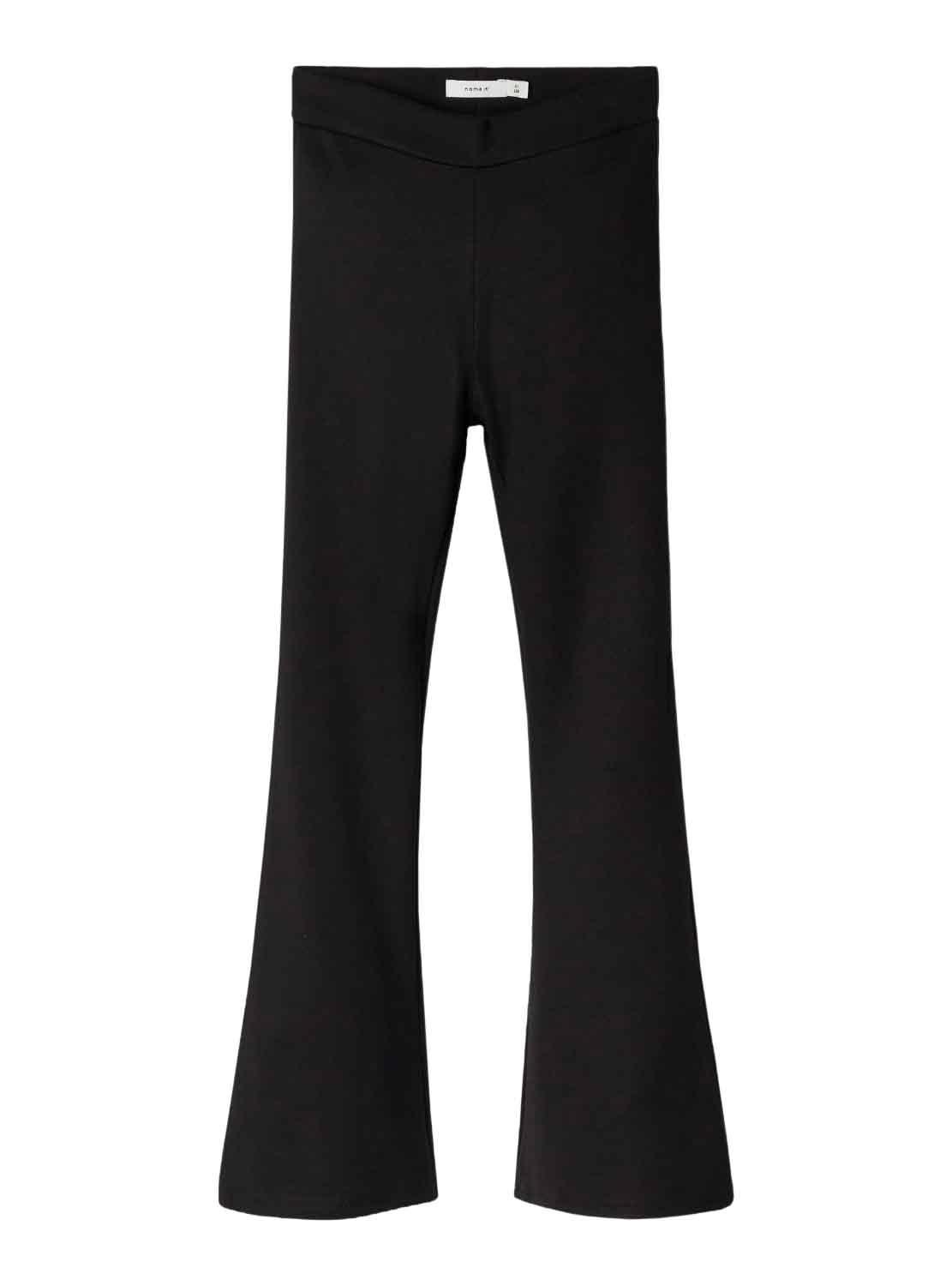 Pantalon Name It Frikkali Bootcut Preto para Menina
