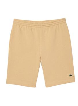 Bermuda Lacoste Eco Bege para Homem.