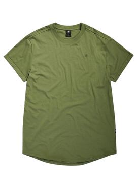 Camiseta G-Star Lash Verde Para Homem.
