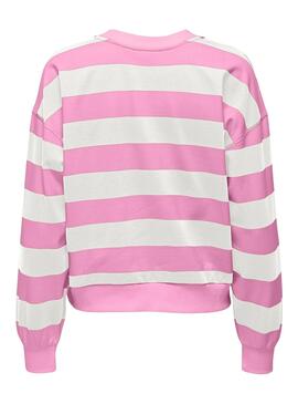 Moletom Only Serena rosa para mulher