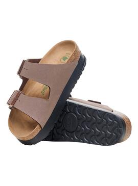 Sandálias Birkenstock Arizona Plataforma Topo para Mulher.