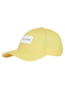 Boné Tommy Hilfiger Monotype Amarelo Para Homem
