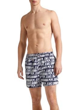 Calção de banho Pepe Jeans AO Logo Azul-marinho para Homem