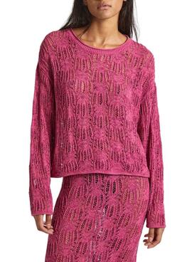 Camisola Pepe Jeans Gwen Rosa Para Mulher