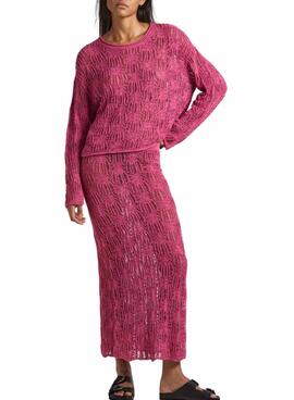 Camisola Pepe Jeans Gwen Rosa Para Mulher