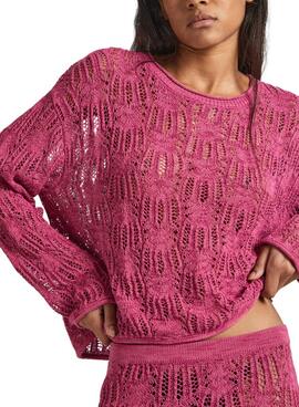 Camisola Pepe Jeans Gwen Rosa Para Mulher