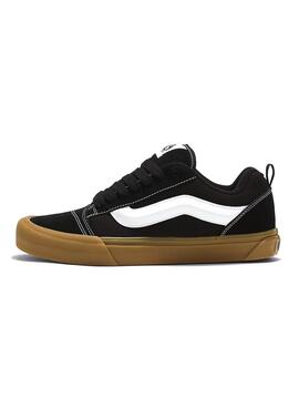 Sapatos Vans Knu Skool preto para homens.