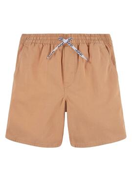 Bermuda Levis Pull On Woven Short Laranja Menino