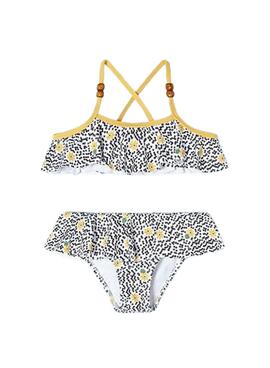 Biquíni Mayoral Estampado Volante Para Menina.