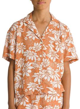 Camisa Vans Amstone Laranja Para Menina