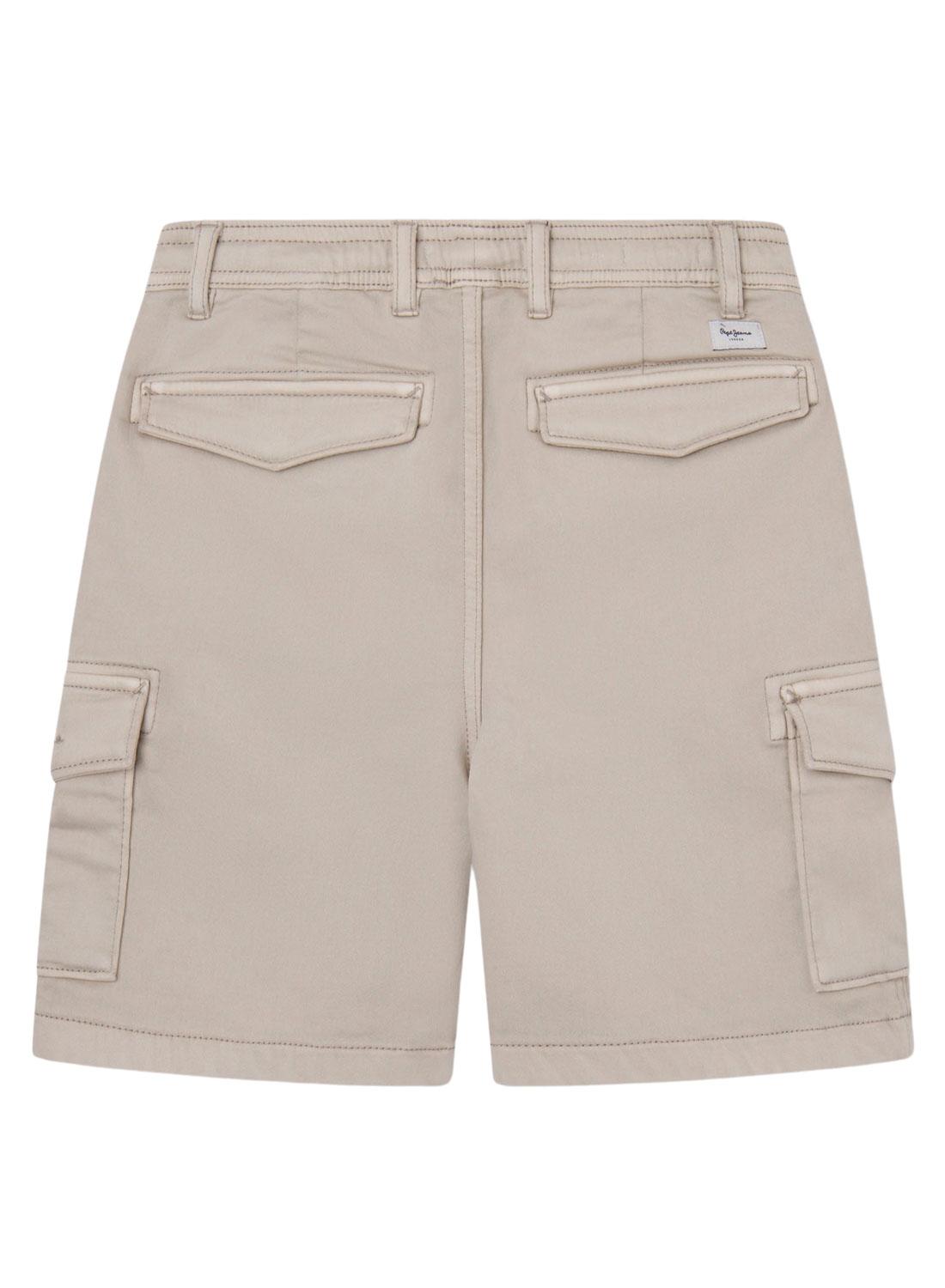 Bermudas Pepe Jeans Ted Beige para menino.