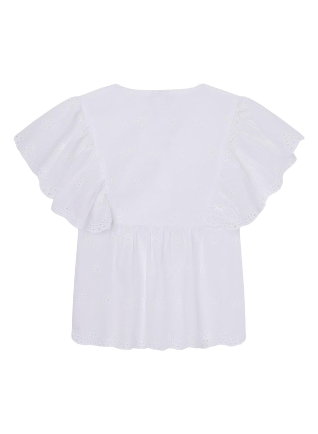 Blusa Pepe Jeans Omaira Branca para Menina