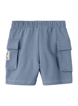 Bermuda Name It Dylan Azul Para Menino
