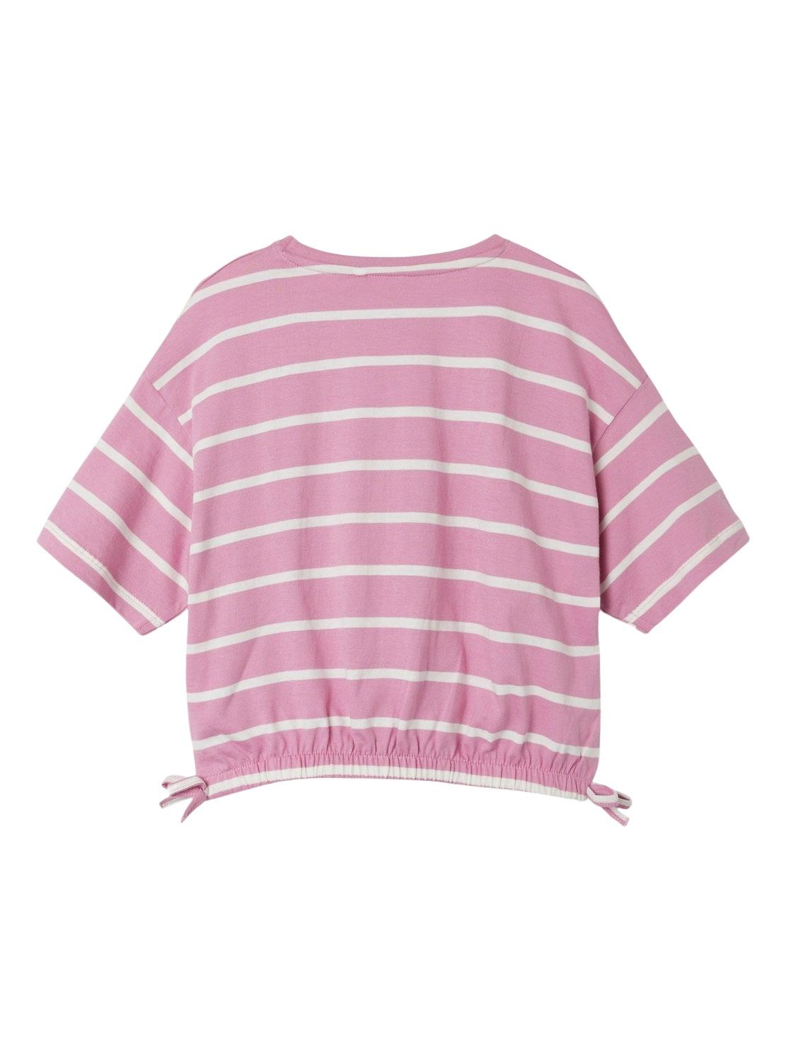Camiseta Name It Funion Rosa Para Menina