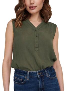 Top Only Jette Verde Para Mulher