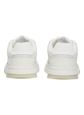 Sapatilhas Tommy Jeans Brooklyn branco para mulher.
