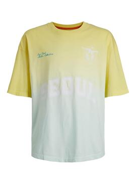 Camiseta Jack and Jones Jcocs amarela para criança.