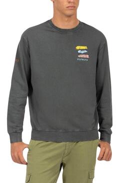 Moletom O Polvo Cómic cinza para homem.