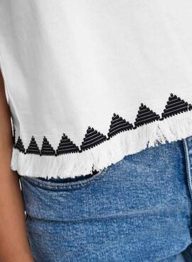 Top Only Liva branco para mulher