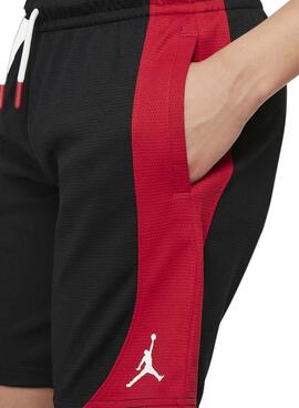 Shorts esportivos Jordan Jumpman preta para criança.