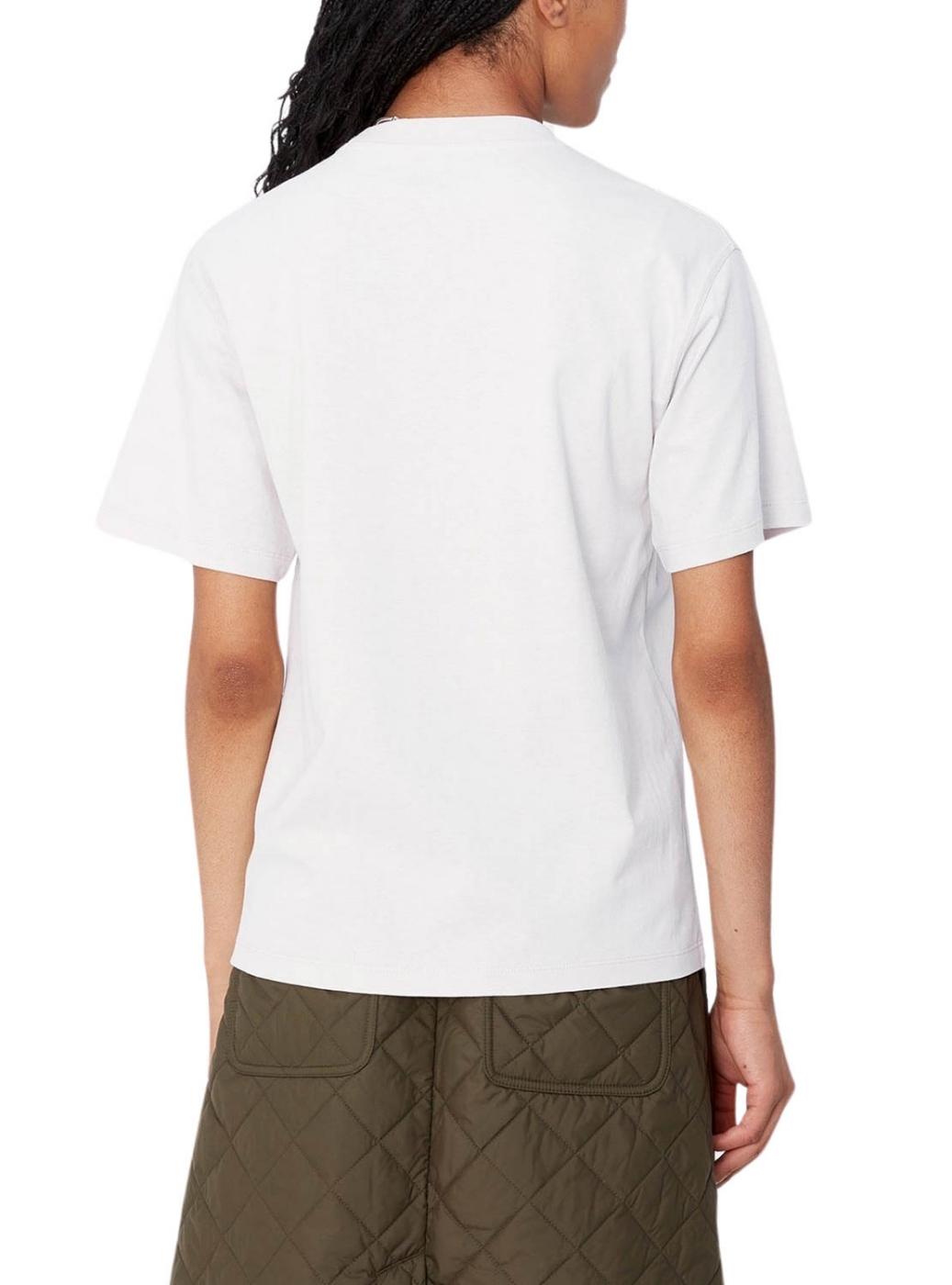 Camiseta Carhartt American Script branca para mulher