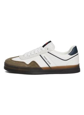 Sapatilhas Tommy Jeans Greenwich branco para homem