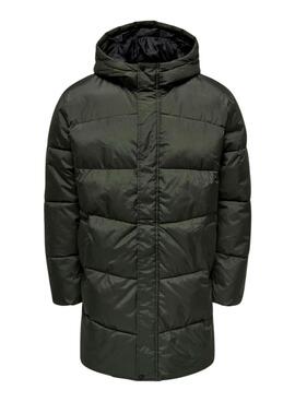 Casaco acolchoado Only and Sons Jonas verde para homem