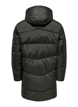 Casaco acolchoado Only and Sons Jonas verde para homem