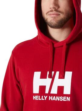 Moletom Helly Hansen Basic Hood vermelho para homem