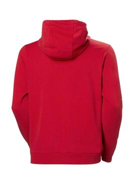 Moletom Helly Hansen Basic Hood vermelho para homem