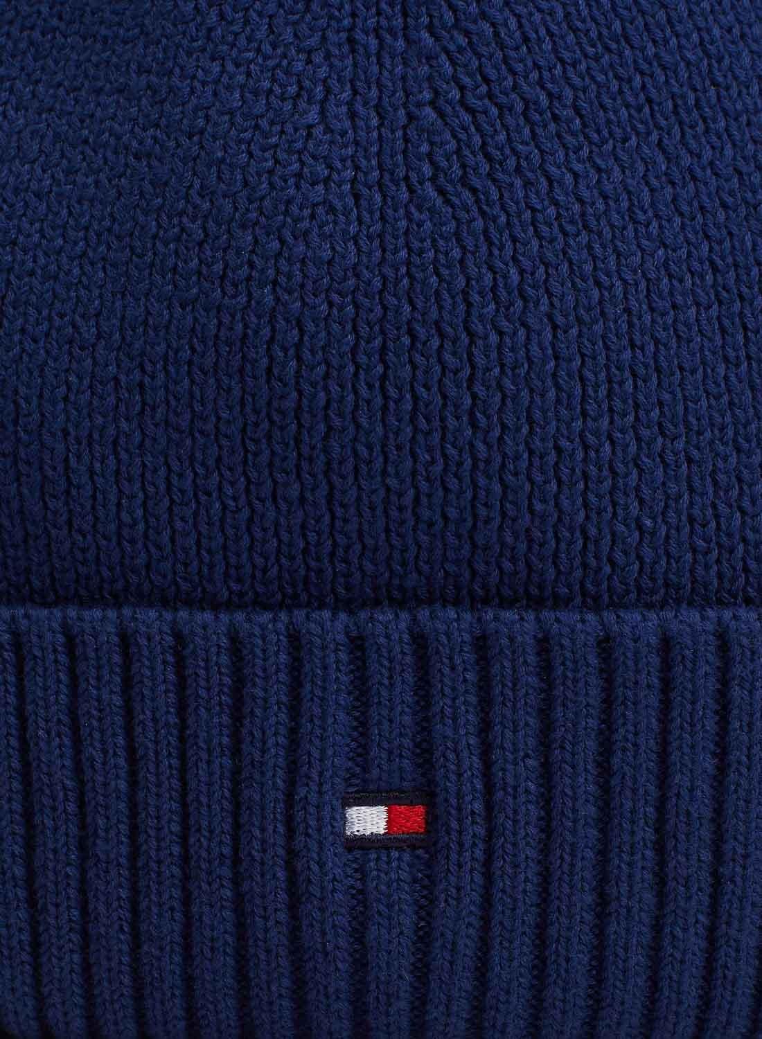 Gorro Tommy Hilfiger Small Flag azul-marinho