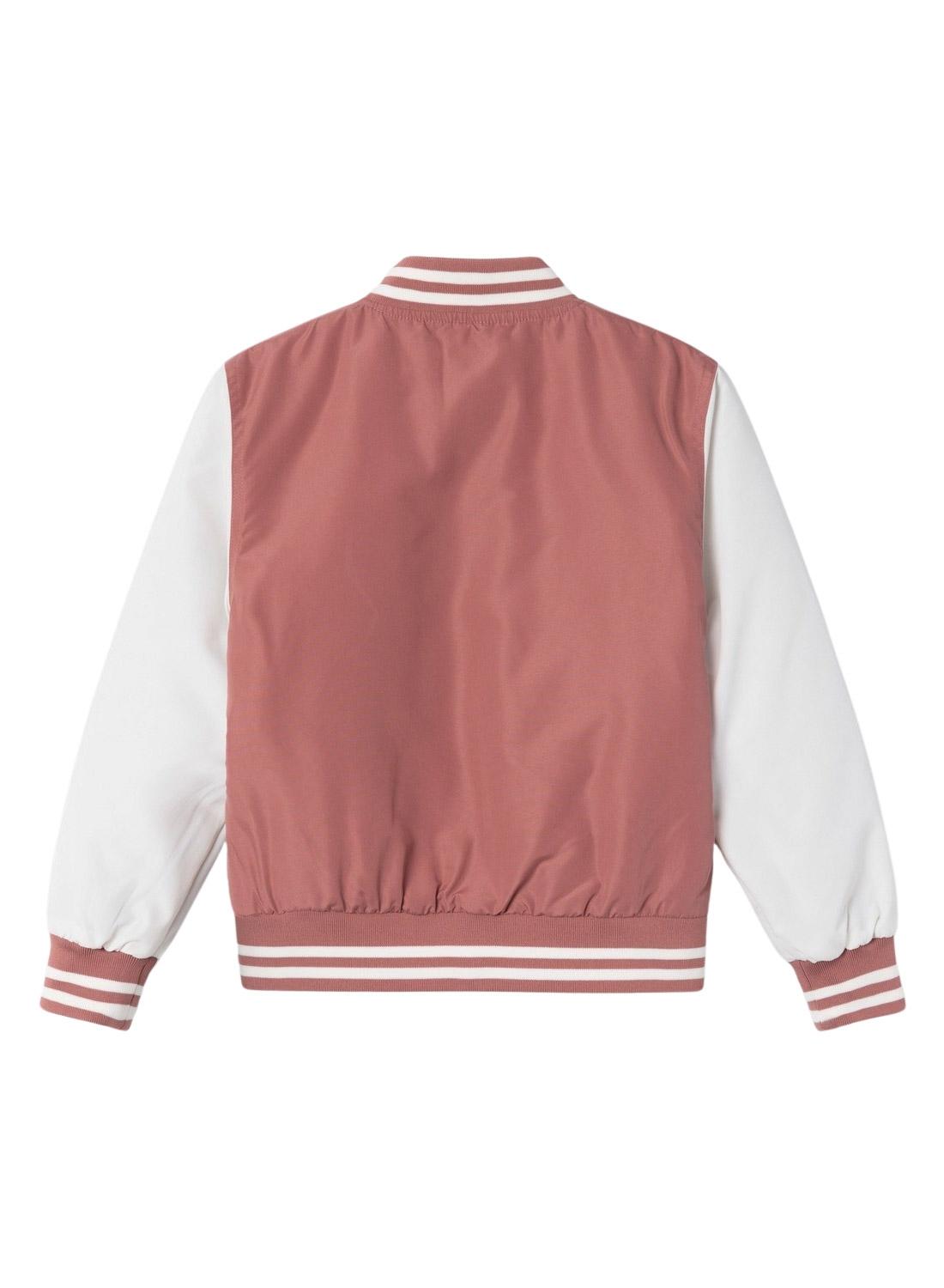 Casaco bomber Name It Main rosa para menina