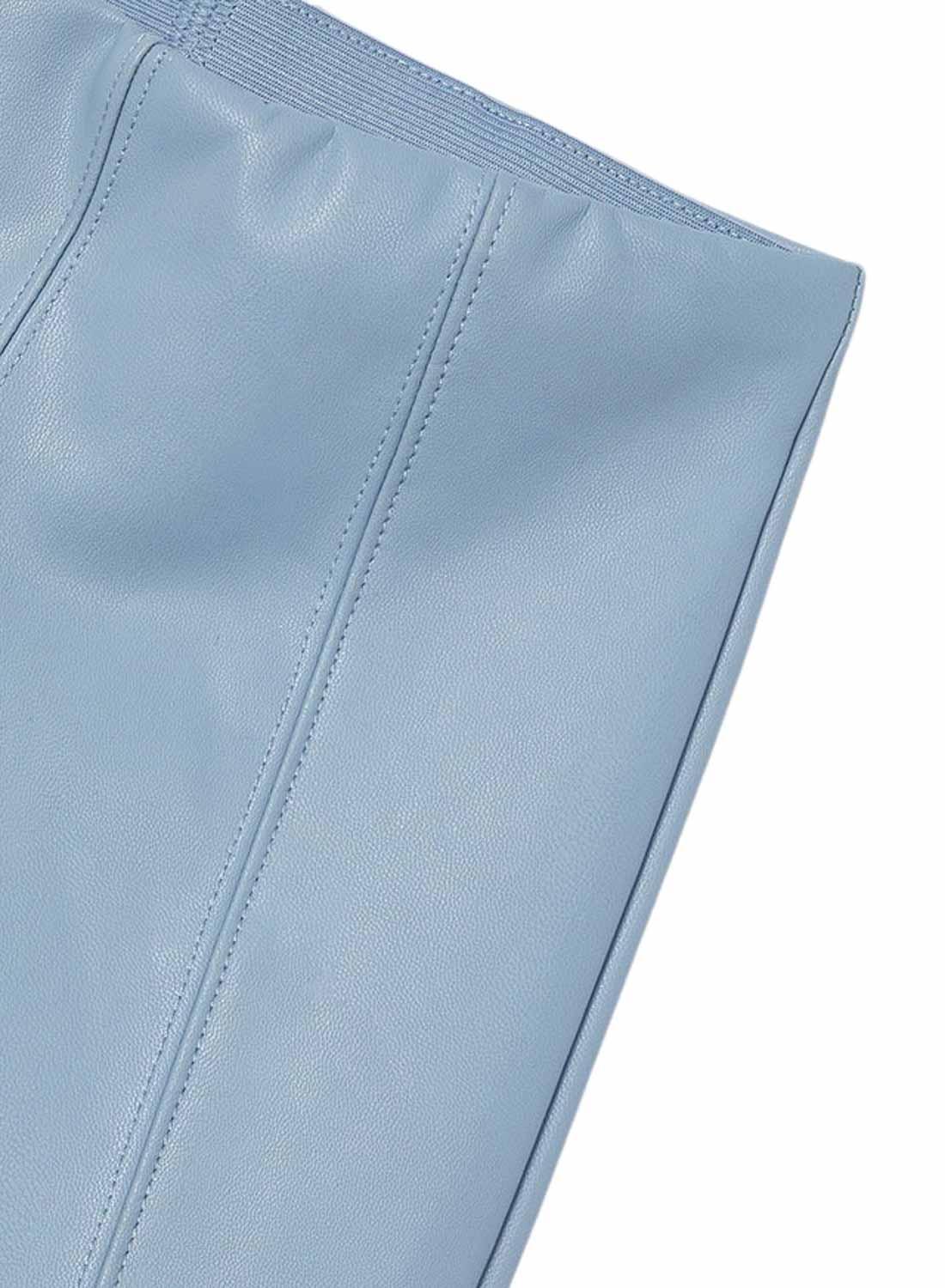 Leggings Mayoral de couro sintético azul céu para menina