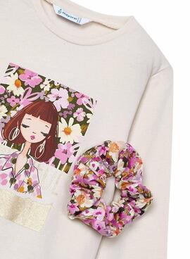 T-shirt Mayoral elástico Garbanzo para menina