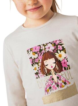 T-shirt Mayoral elástico Garbanzo para menina