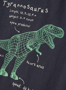 Camiseta Name It Karletto preta para menino