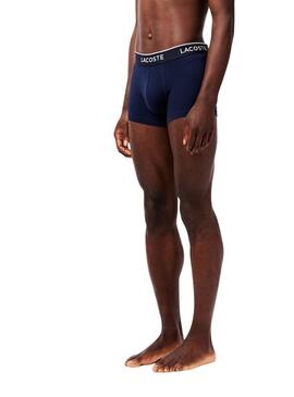 Pack de Boxers Lacoste Azul Marinho para homem