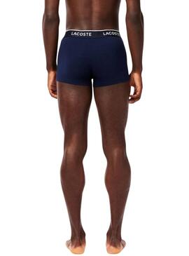 Pack de Boxers Lacoste Azul Marinho para homem