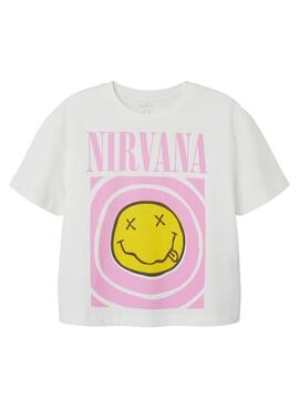 Camiseta Name It Nirvana branca
