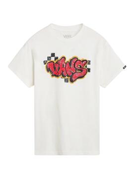 Camiseta Vans Tagged Cru para crianças