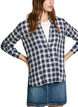 Camisa Pepe Jeans Polivia Xadrez para mulher