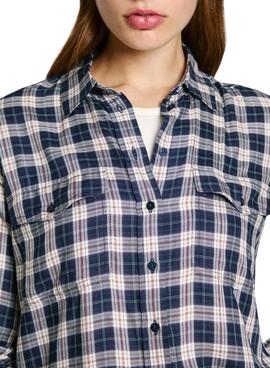 Camisa Pepe Jeans Polivia Xadrez para mulher