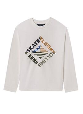 Camiseta Mayoral Skater Life Nata para menino