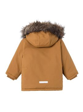 Parka Name It Master Camelo para Crianças