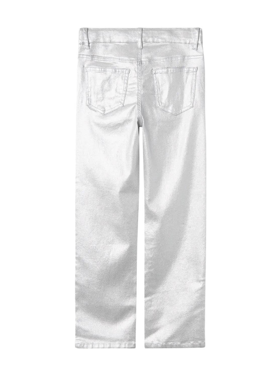 Calças Name It Rose Prata para menina