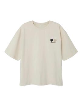 Camisola Name It Follie Branca para menina